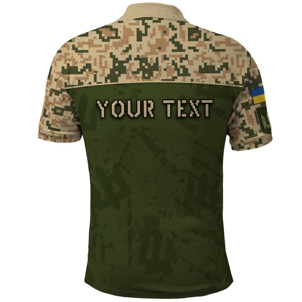 Personalized Ukraine Vyshyvanka Motif Polo Shirt Ukrainian Military Style - Wonder Print Shop