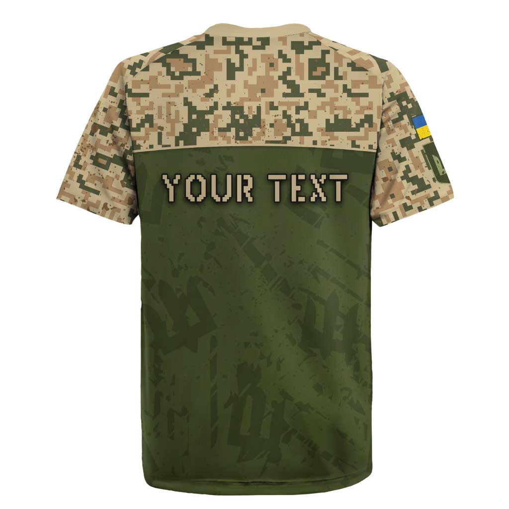 Personalized Ukraine Vyshyvanka Motif Rugby Jersey Ukrainian Military Style - Wonder Print Shop