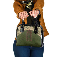 Ukraine Vyshyvanka Motif Shoulder Handbag Ukrainian Military Style - Wonder Print Shop