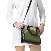 Ukraine Vyshyvanka Motif Shoulder Handbag Ukrainian Military Style - Wonder Print Shop