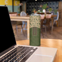 Personalized Ukraine Vyshyvanka Motif Skinny Tumbler Ukrainian Military Style - Wonder Print Shop