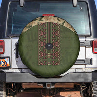 Ukraine Vyshyvanka Motif Spare Tire Cover Ukrainian Military Style - Wonder Print Shop