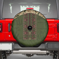 Ukraine Vyshyvanka Motif Spare Tire Cover Ukrainian Military Style - Wonder Print Shop