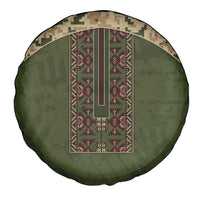 Ukraine Vyshyvanka Motif Spare Tire Cover Ukrainian Military Style - Wonder Print Shop