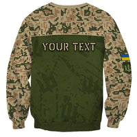 Personalized Ukraine Vyshyvanka Motif Sweatshirt Ukrainian Military Style - Wonder Print Shop