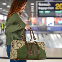 Ukraine Vyshyvanka Motif Travel Bag Ukrainian Military Style - Wonder Print Shop