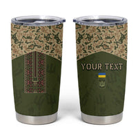Personalized Ukraine Vyshyvanka Motif Tumbler Cup Ukrainian Military Style - Wonder Print Shop