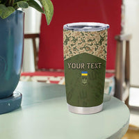 Personalized Ukraine Vyshyvanka Motif Tumbler Cup Ukrainian Military Style - Wonder Print Shop