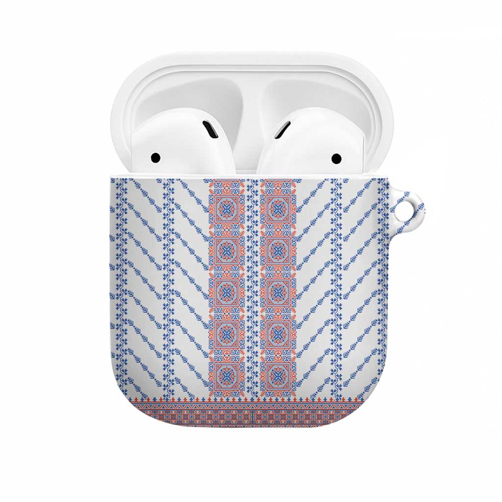 Traditional Romanian Costume AirPods Case National Folk Patterns - Wonder Print Shop
