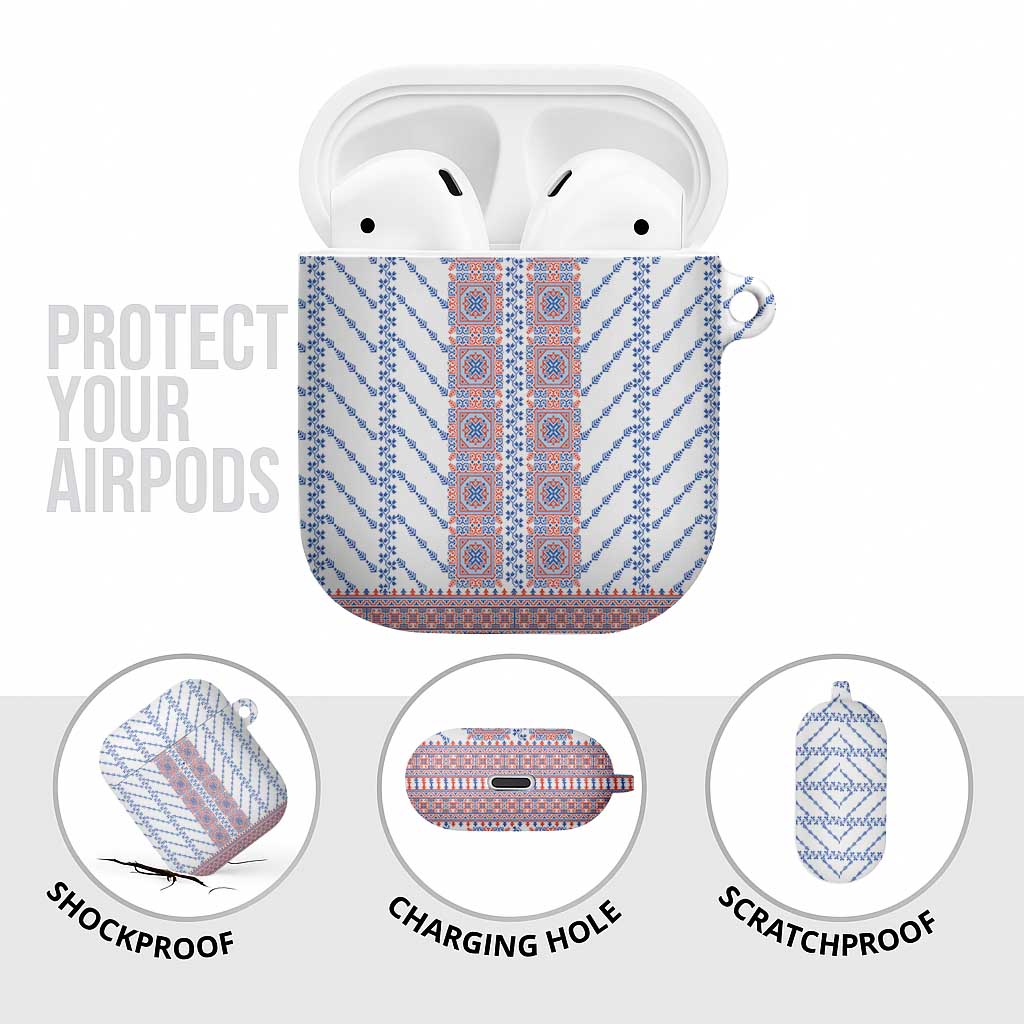 Traditional Romanian Costume AirPods Case National Folk Patterns - Wonder Print Shop