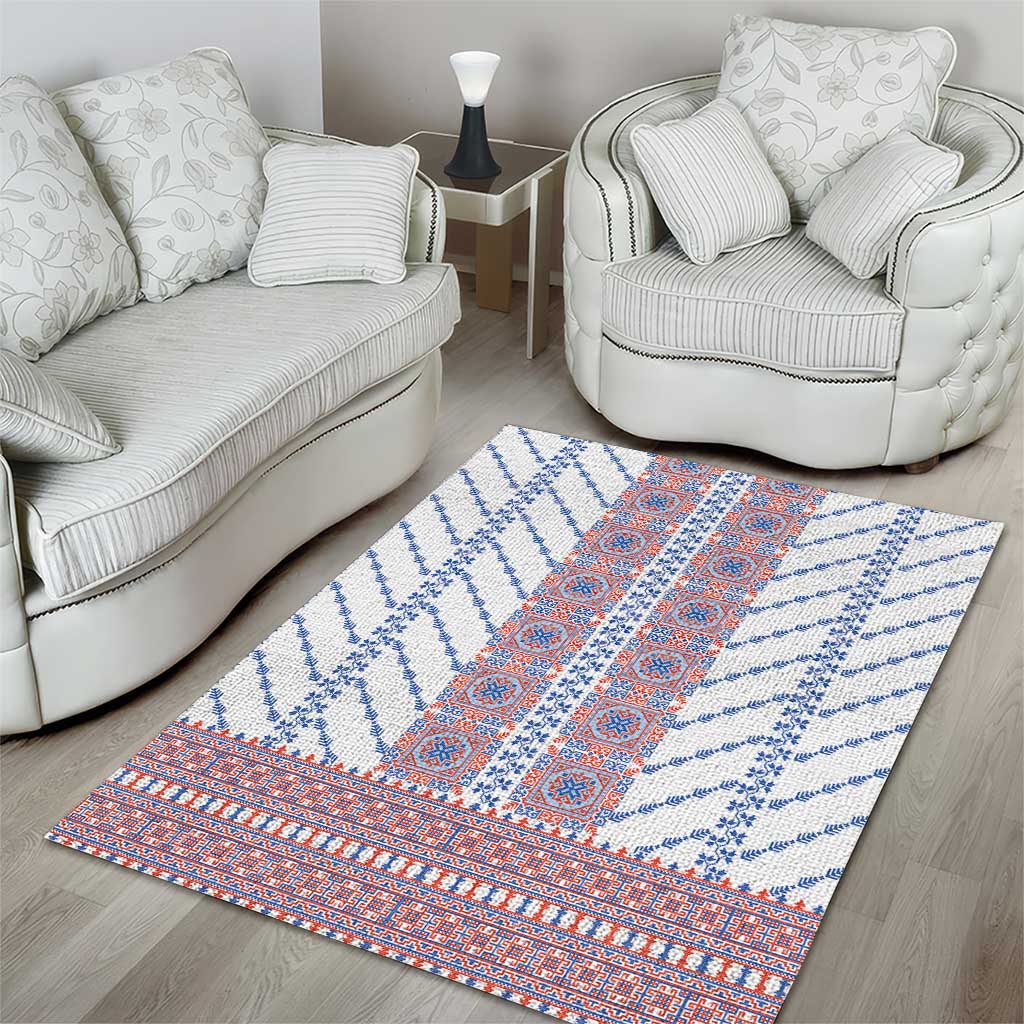 Traditional Romanian Costume Area Rug National Folk Patterns - Wonder Print Shop