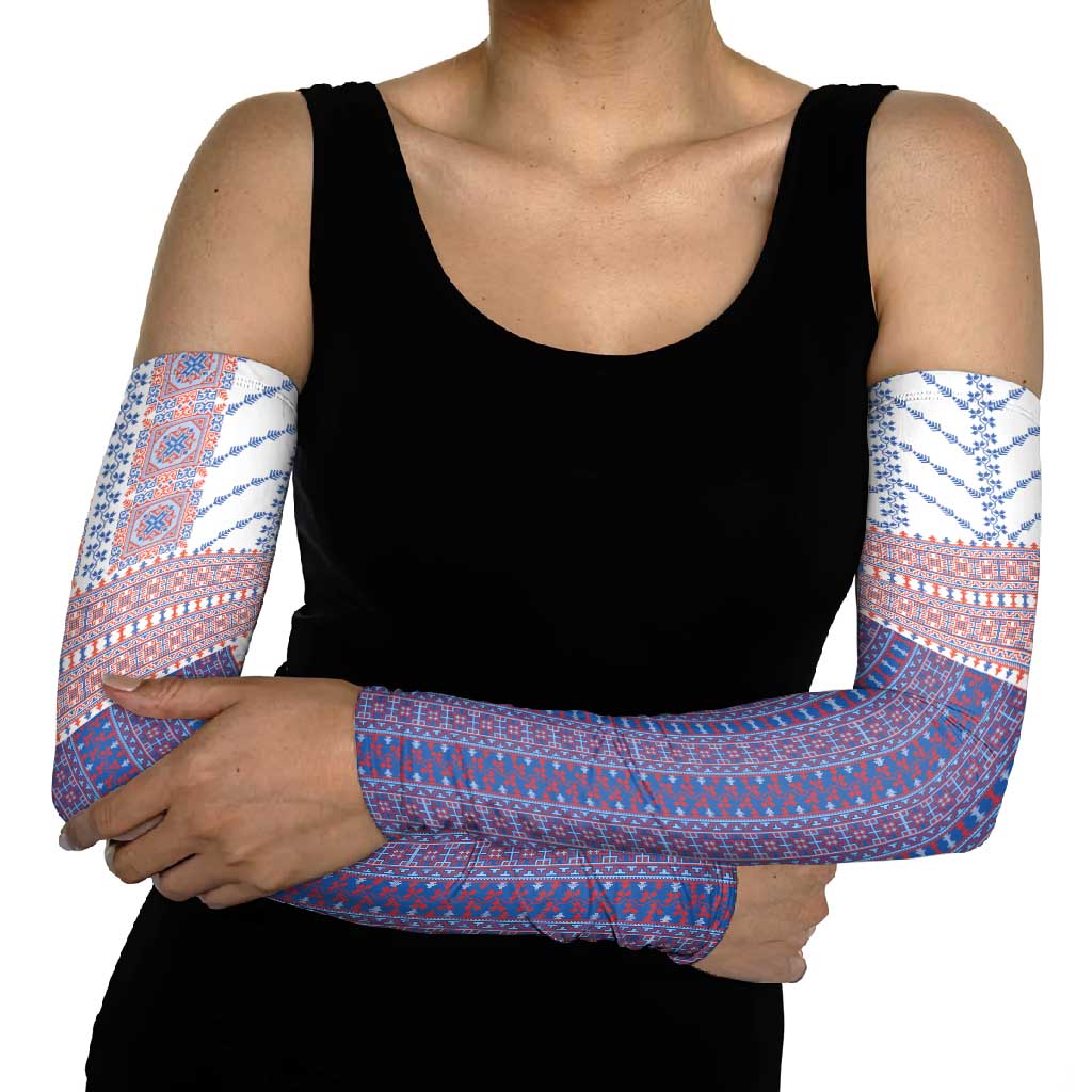Traditional Romanian Costume Arm Sleeves National Folk Patterns - Wonder Print Shop