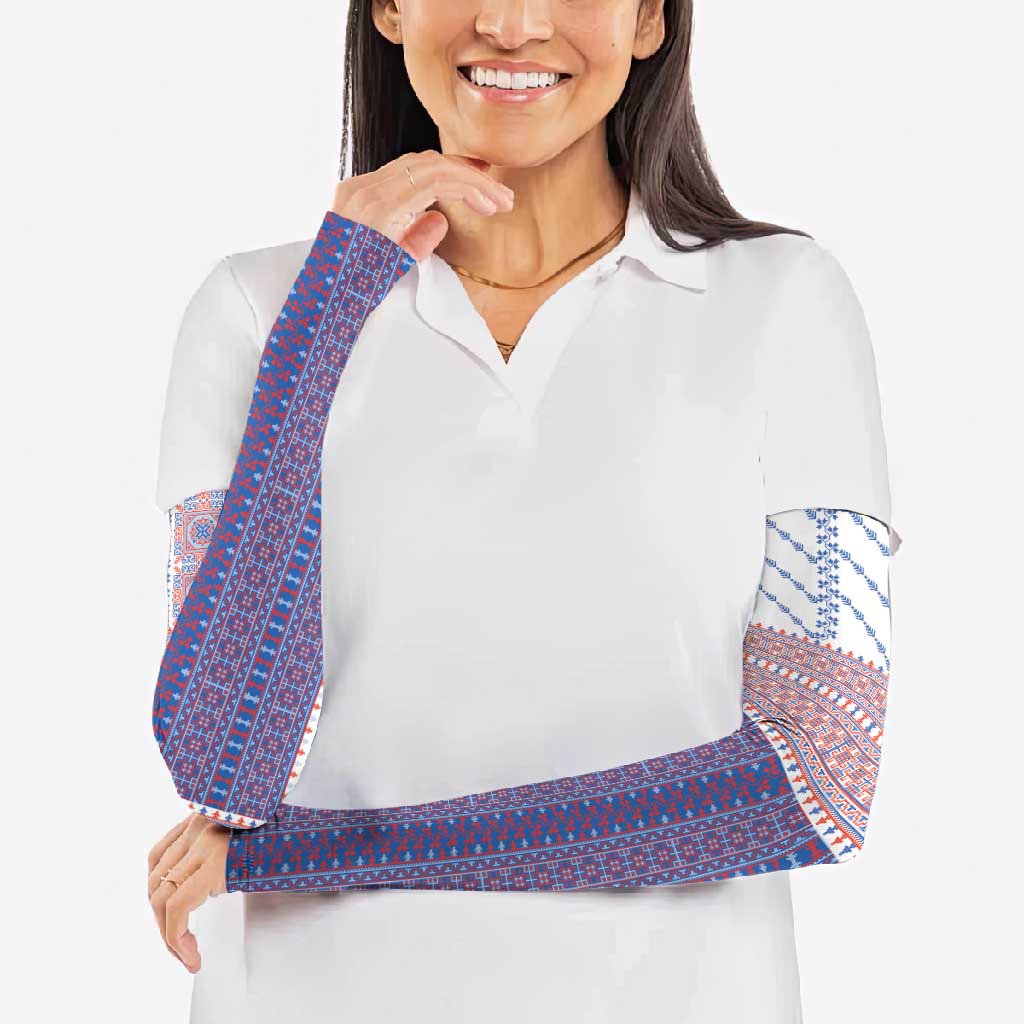 Traditional Romanian Costume Arm Sleeves National Folk Patterns - Wonder Print Shop