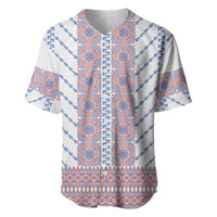 Traditional Romanian Costume Baseball Jersey National Folk Patterns - Wonder Print Shop