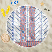 Traditional Romanian Costume Beach Blanket National Folk Patterns - Wonder Print Shop
