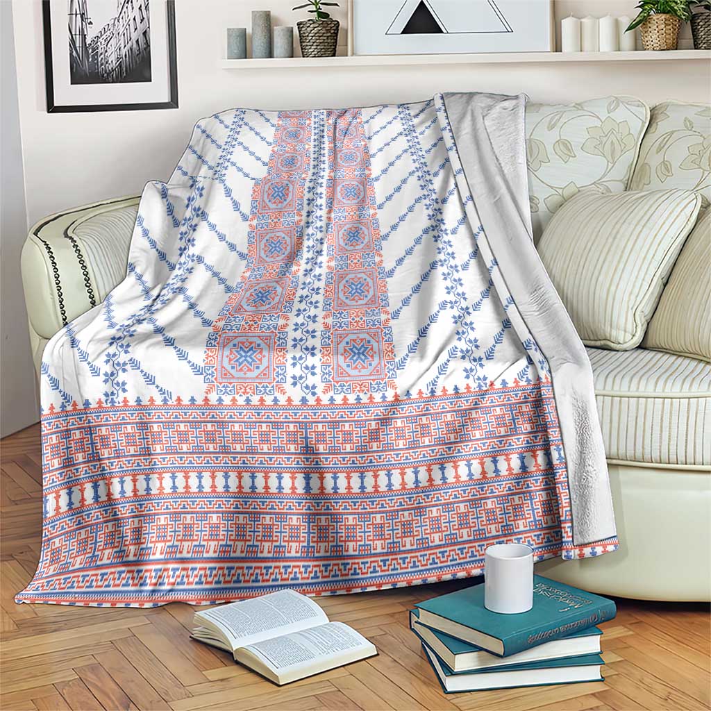Traditional Romanian Costume Blanket National Folk Patterns - Wonder Print Shop