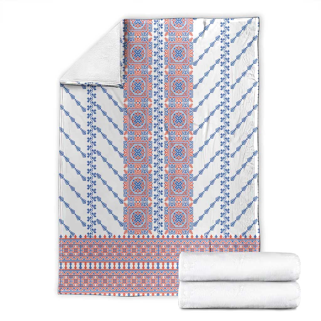 Traditional Romanian Costume Blanket National Folk Patterns - Wonder Print Shop
