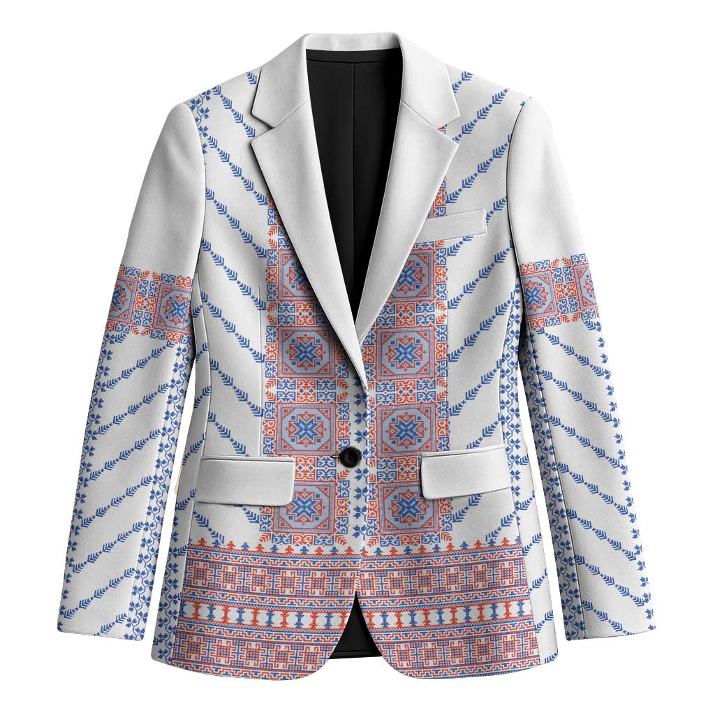 Traditional Romanian Costume Blazer National Folk Patterns - Wonder Print Shop