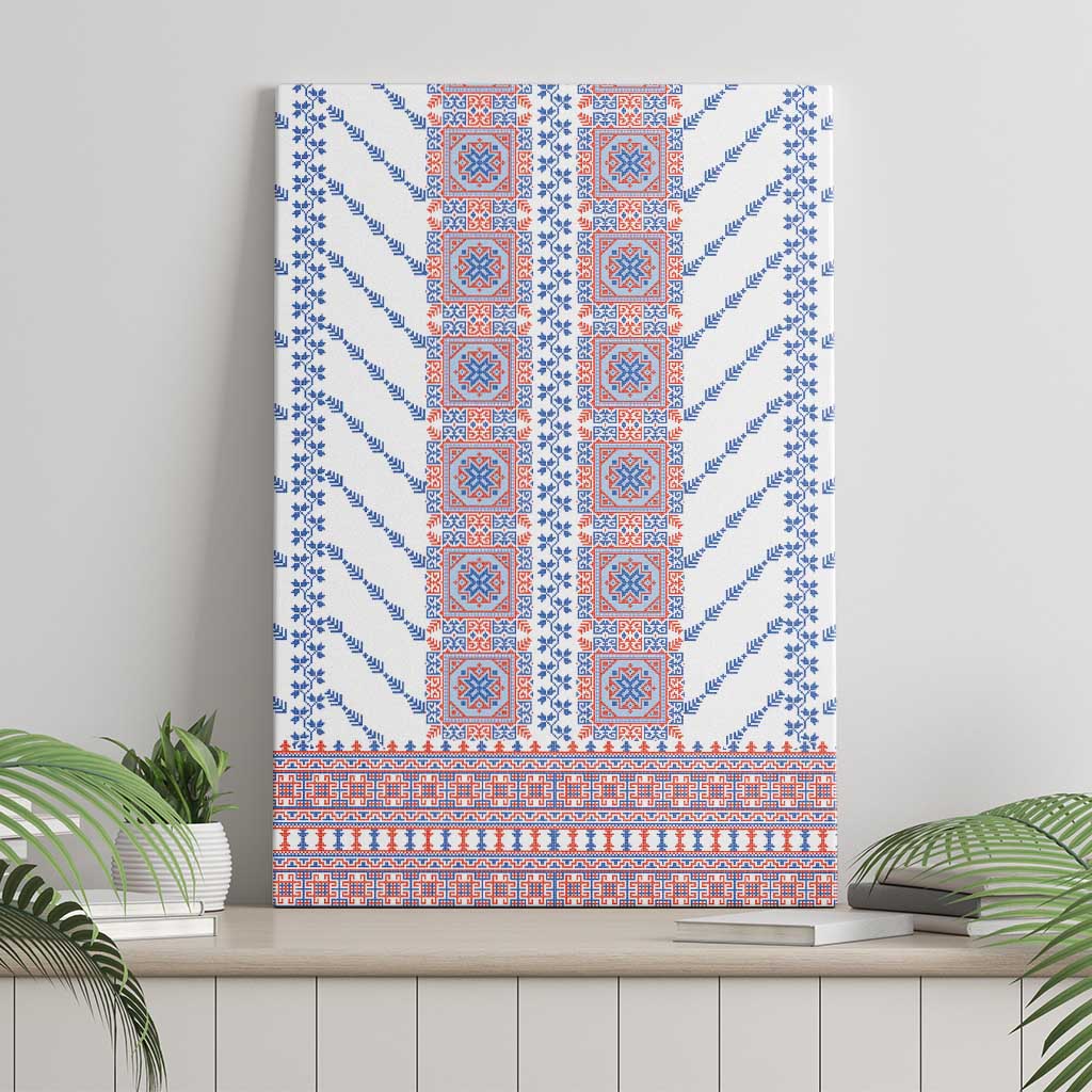 Traditional Romanian Costume Canvas Wall Art National Folk Patterns - Wonder Print Shop