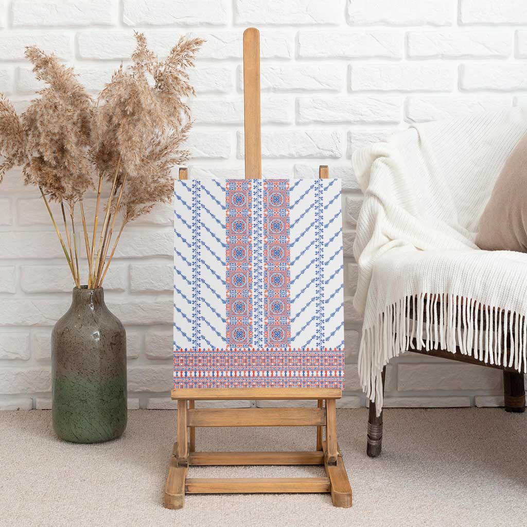 Traditional Romanian Costume Canvas Wall Art National Folk Patterns - Wonder Print Shop