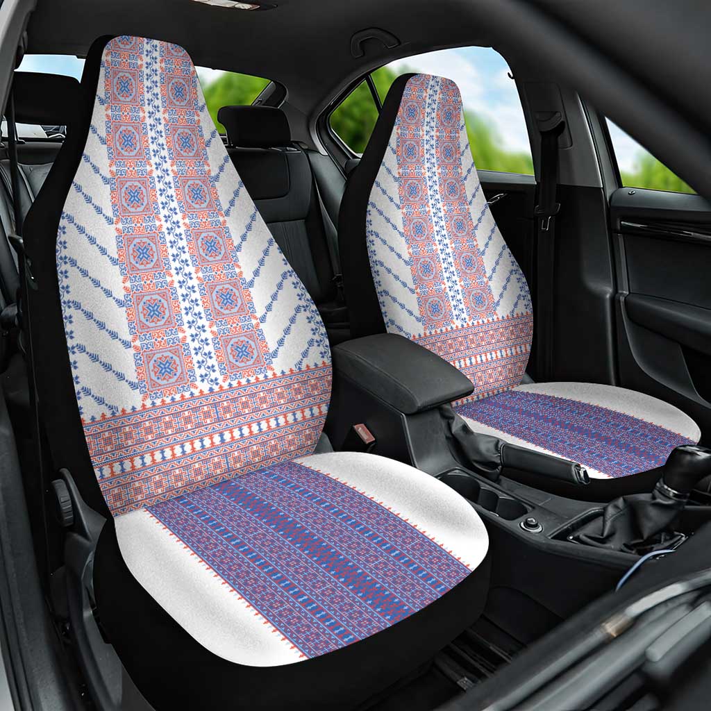 Traditional Romanian Costume Car Seat Cover National Folk Patterns - Wonder Print Shop