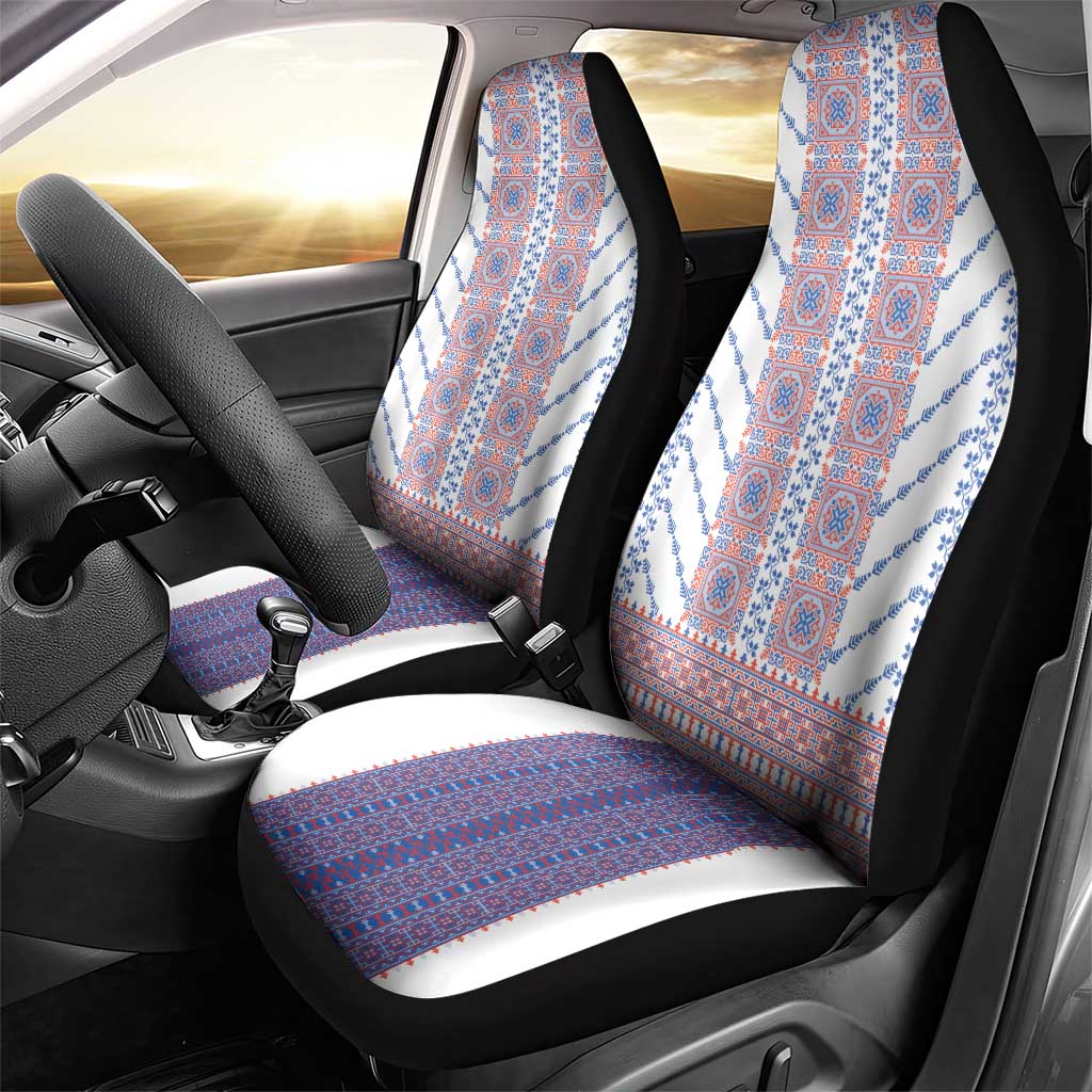 Traditional Romanian Costume Car Seat Cover National Folk Patterns - Wonder Print Shop