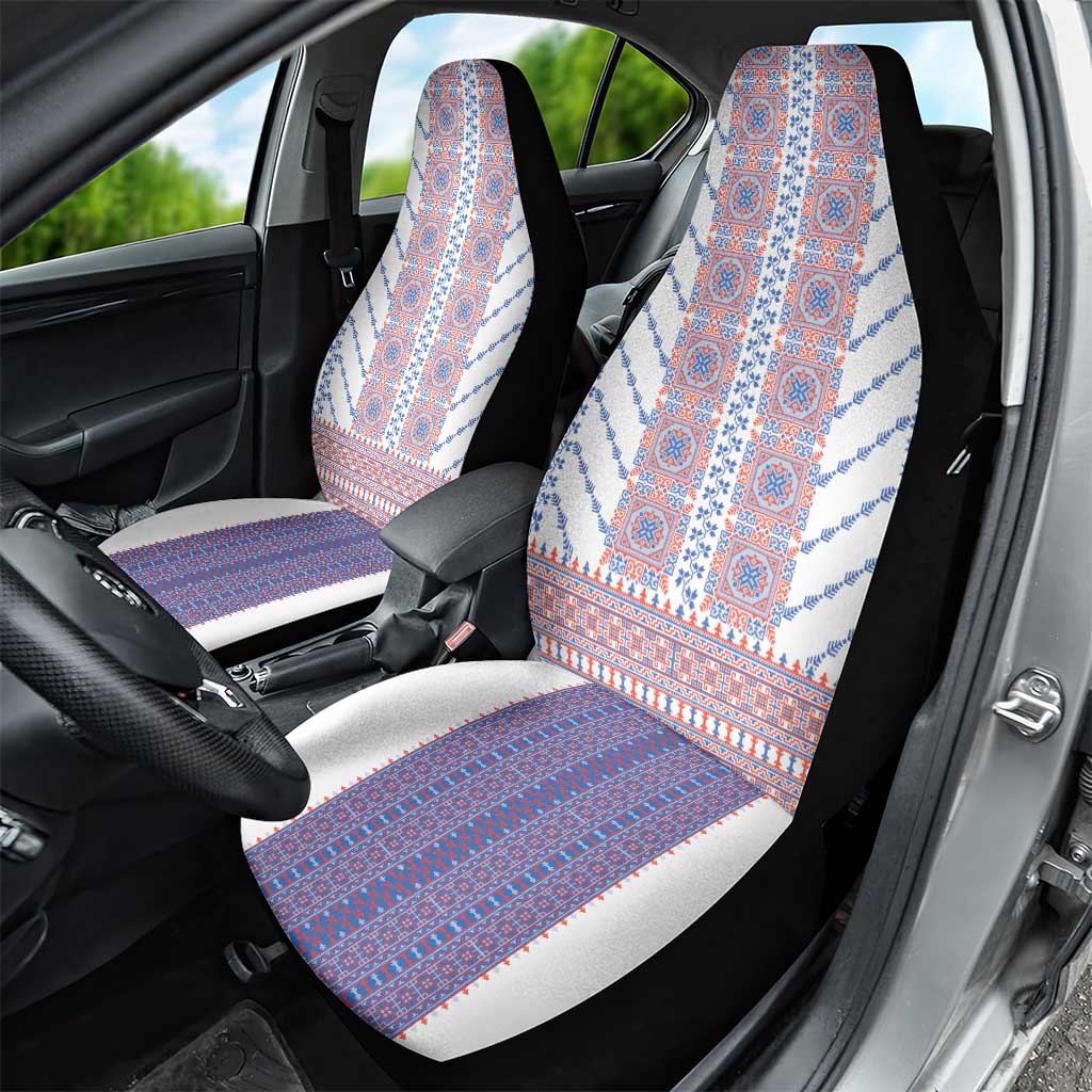 Traditional Romanian Costume Car Seat Cover National Folk Patterns - Wonder Print Shop