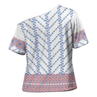 Traditional Romanian Costume Cross Shoulder Shirt National Folk Patterns - Wonder Print Shop