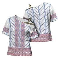Traditional Romanian Costume Cross Shoulder Shirt National Folk Patterns - Wonder Print Shop