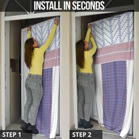 Traditional Romanian Costume Door Cover National Folk Patterns - Wonder Print Shop