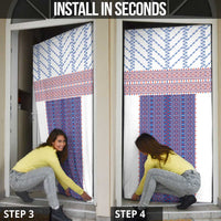 Traditional Romanian Costume Door Cover National Folk Patterns - Wonder Print Shop