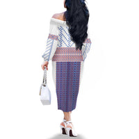 Traditional Romanian Costume Family Matching Off The Shoulder Long Sleeve Dress and Hawaiian Shirt National Folk Patterns - Wonder Print Shop