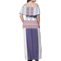 Traditional Romanian Costume Family Matching Off Shoulder Maxi Dress and Hawaiian Shirt National Folk Patterns - Wonder Print Shop