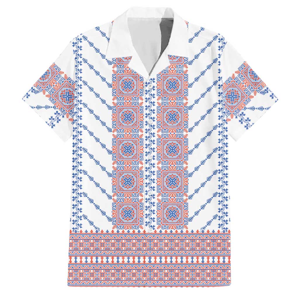 Traditional Romanian Costume Family Matching Short Sleeve Bodycon Dress and Hawaiian Shirt National Folk Patterns - Wonder Print Shop