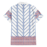 Traditional Romanian Costume Family Matching Short Sleeve Bodycon Dress and Hawaiian Shirt National Folk Patterns - Wonder Print Shop