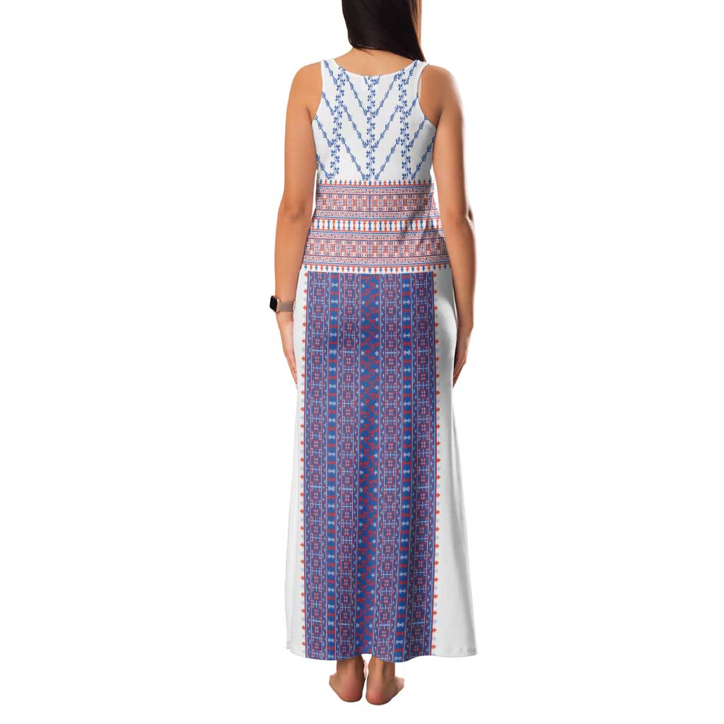 Traditional Romanian Costume Family Matching Tank Maxi Dress and Hawaiian Shirt National Folk Patterns - Wonder Print Shop