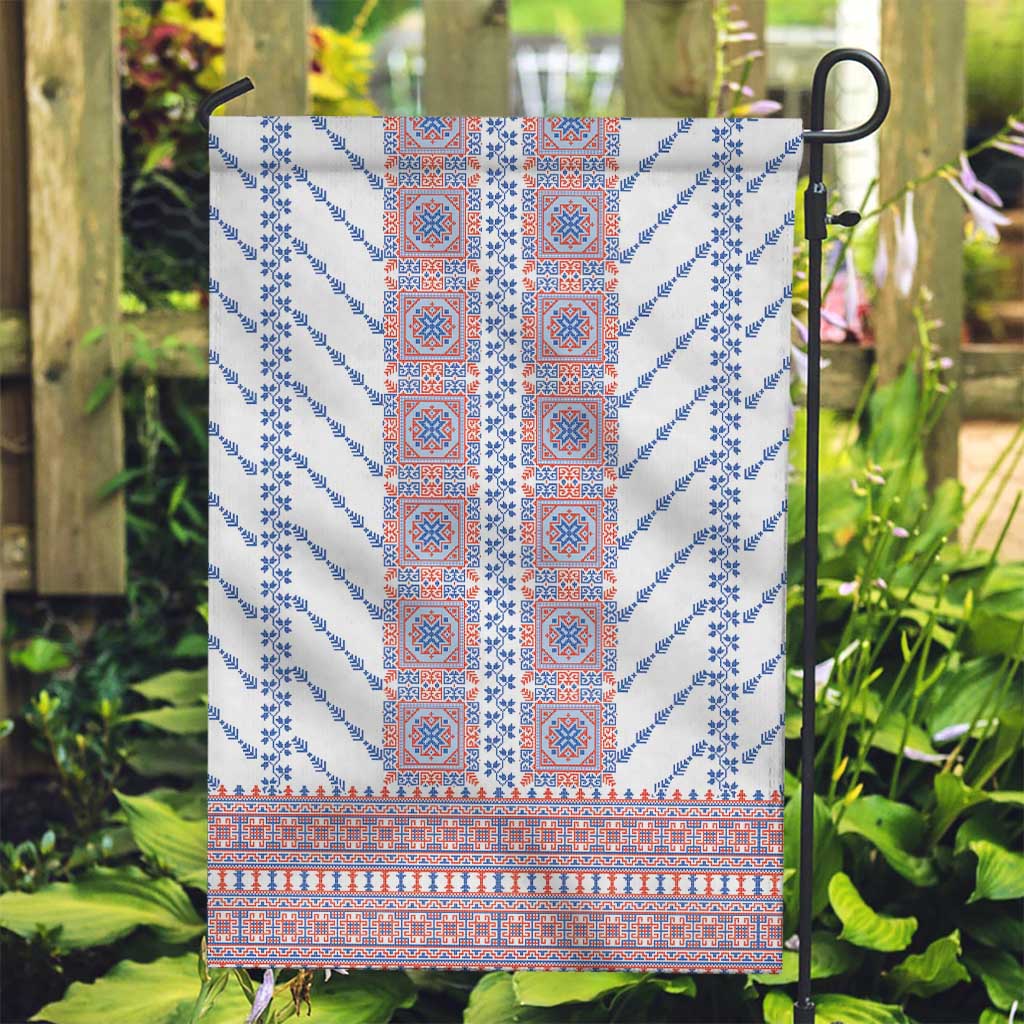 Traditional Romanian Costume Garden Flag National Folk Patterns - Wonder Print Shop