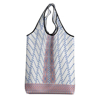 Traditional Romanian Costume Grocery Bag National Folk Patterns - Wonder Print Shop