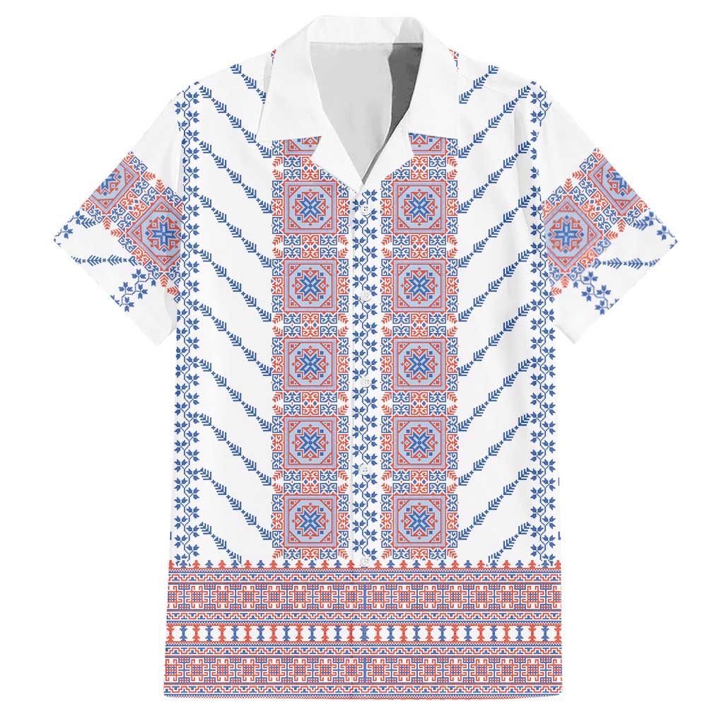 Traditional Romanian Costume Hawaiian Shirt National Folk Patterns - Wonder Print Shop