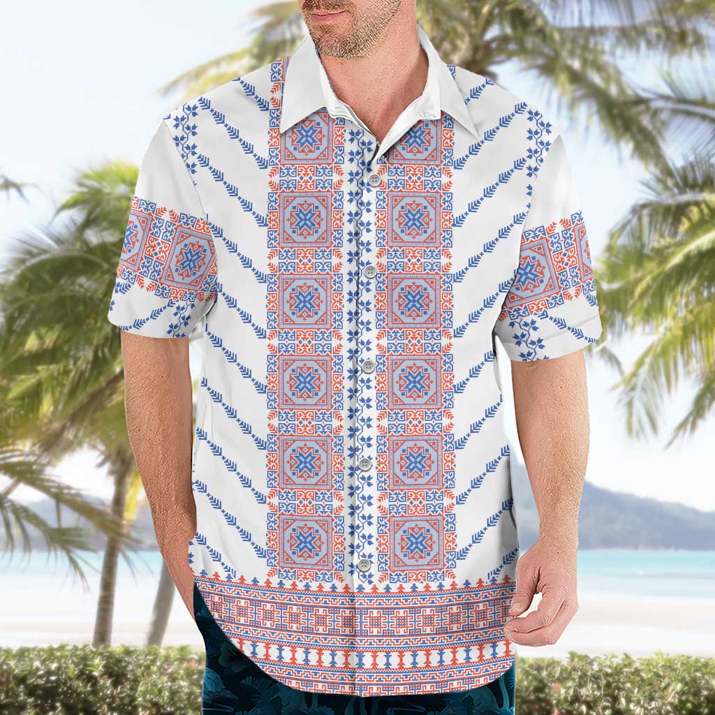 Traditional Romanian Costume Hawaiian Shirt National Folk Patterns - Wonder Print Shop
