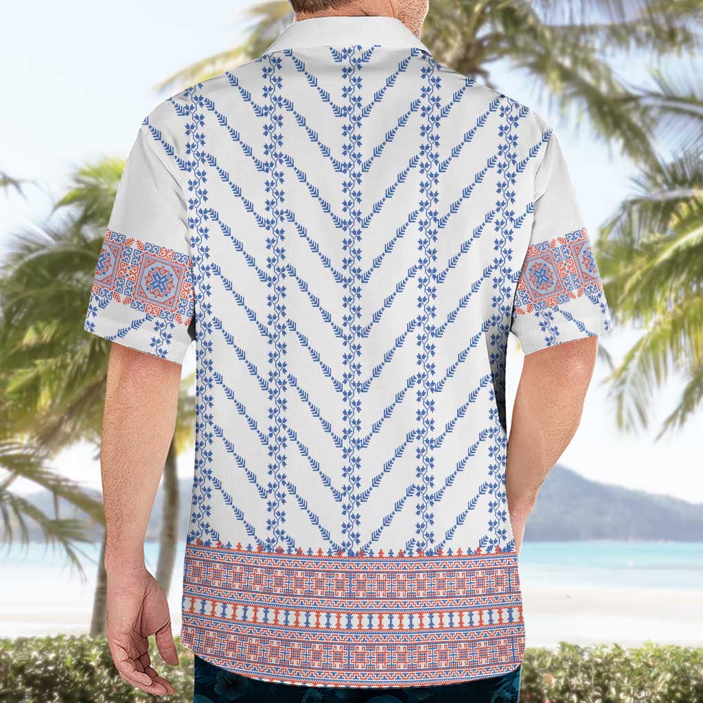 Traditional Romanian Costume Hawaiian Shirt National Folk Patterns - Wonder Print Shop