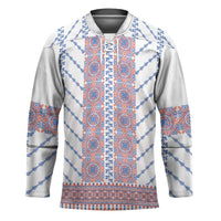 Traditional Romanian Costume Hockey Jersey National Folk Patterns - Wonder Print Shop