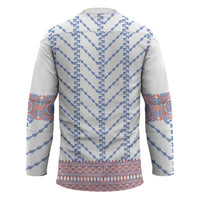Traditional Romanian Costume Hockey Jersey National Folk Patterns - Wonder Print Shop