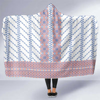 Traditional Romanian Costume Hooded Blanket National Folk Patterns - Wonder Print Shop