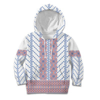 Traditional Romanian Costume Kid Hoodie National Folk Patterns - Wonder Print Shop