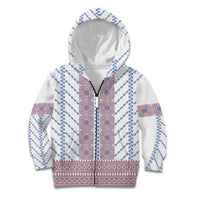 Traditional Romanian Costume Kid Hoodie National Folk Patterns - Wonder Print Shop