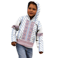Traditional Romanian Costume Kid Hoodie National Folk Patterns - Wonder Print Shop