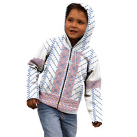 Traditional Romanian Costume Kid Hoodie National Folk Patterns - Wonder Print Shop