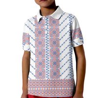 Traditional Romanian Costume Kid Polo Shirt National Folk Patterns - Wonder Print Shop
