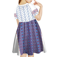 Traditional Romanian Costume Kid Short Sleeve Dress National Folk Patterns - Wonder Print Shop